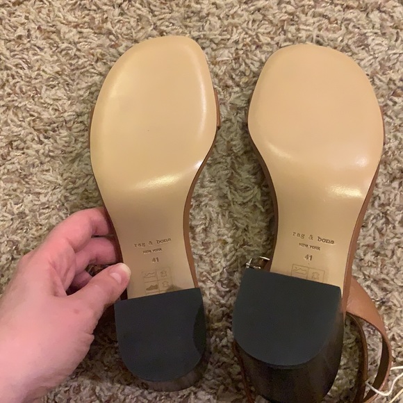 Rag and Bone Tan Gia sandals - Picture 2 of 6